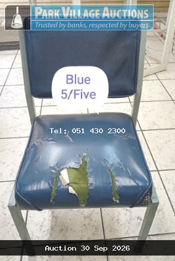 BLUE STEEL CHAIRS