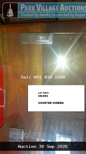 COUNTER SCREEN GLASS