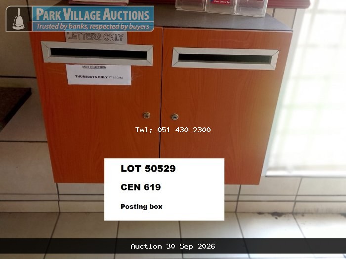 WOODEN POSTING BOX