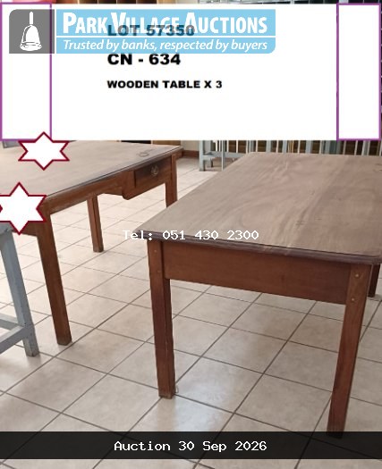 WOODEN TABLES
