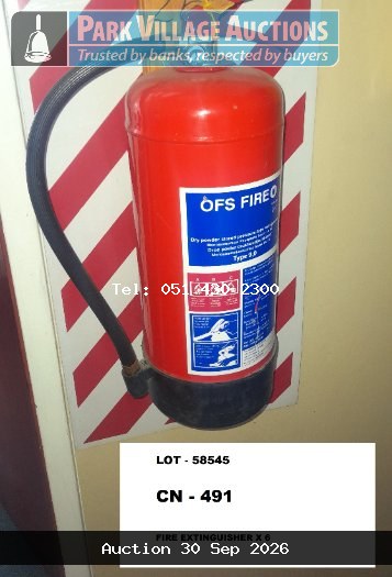 FIRE EXTINGUISHER X 4