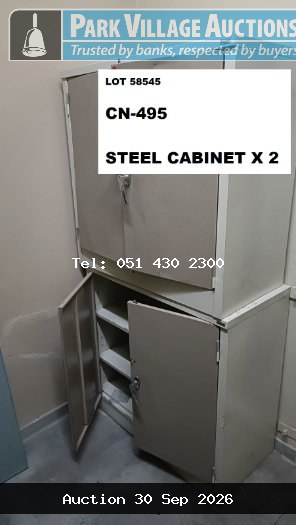 STEEL CABINET X 2