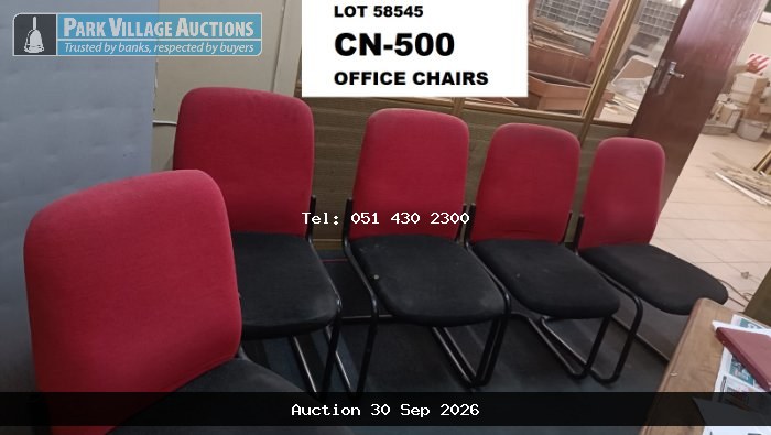 OFFICE CHAIRS X 5