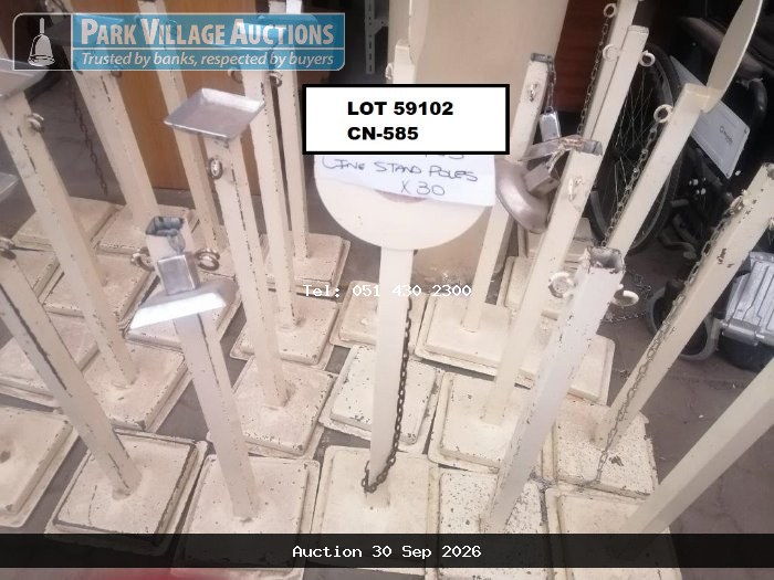 LINE STAND POLES X 30