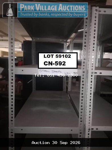 STEEL SHELVES X 30