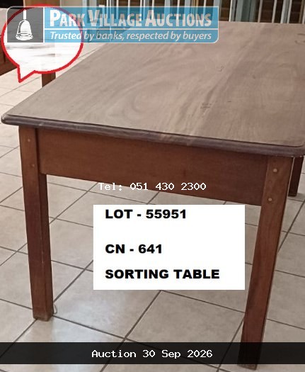 SORTING TABLE
