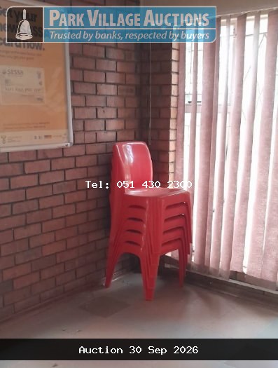 PLASTIC CHAIRS X 2