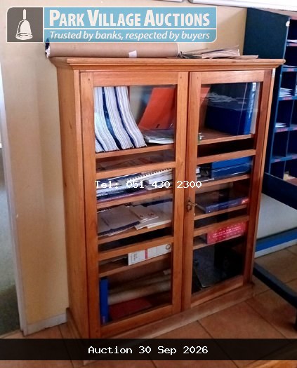 WOODEN DISPLAY CABINET