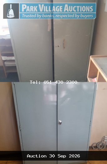 2 X STEEL CABINETS
