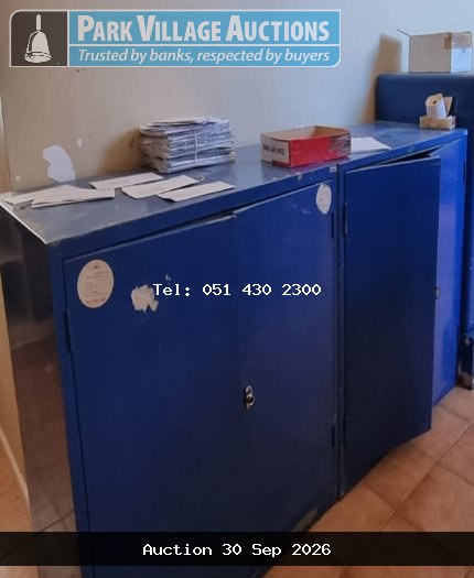 3 X STEEL CABINETS
