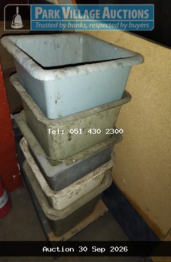 5 X DUST BINS