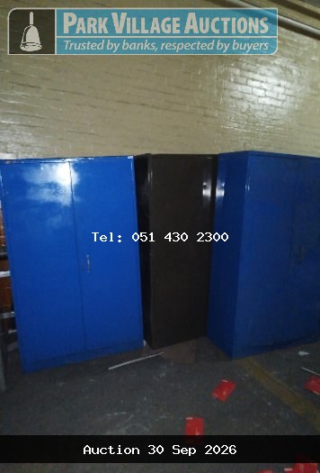 5 X STEEL CABINETS