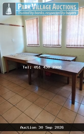 4 X WOODEN TABLES