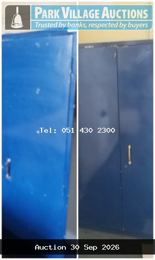 2 X STEEL CABINETS