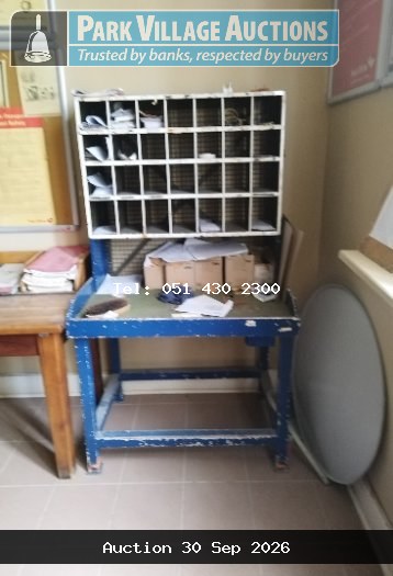 STEEL PIGEON HOLE RACK