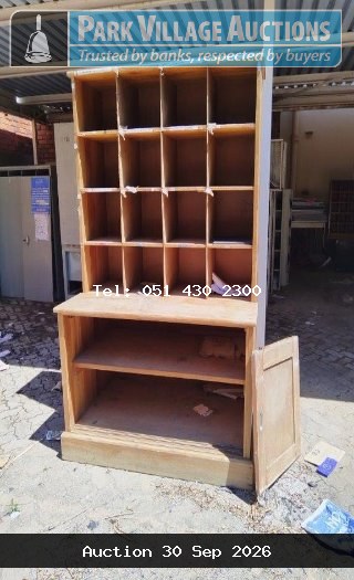 3 X WOODEN FILLING CABINETS