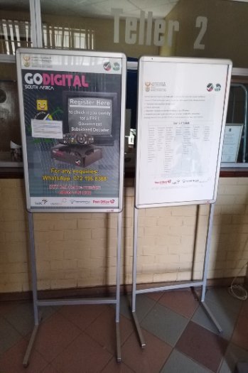 2 X POSTER DISPLAY STANDS