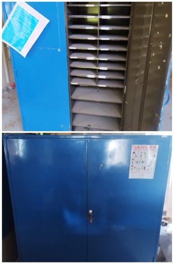 2 X STEEL CABINETS