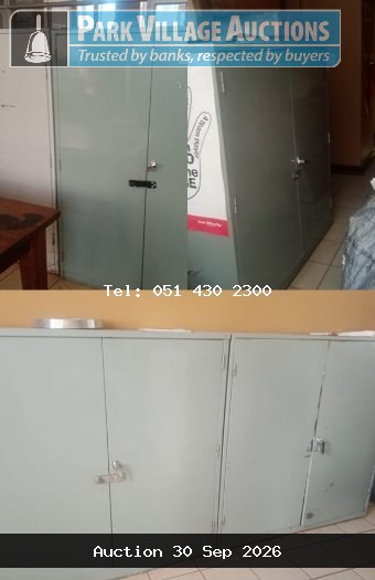 5 X STEEL CABINETS