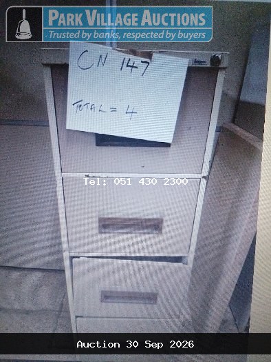 STEEL 4 DRAWER LOCKER X 4