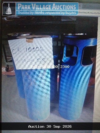 STEEL BINS X 5