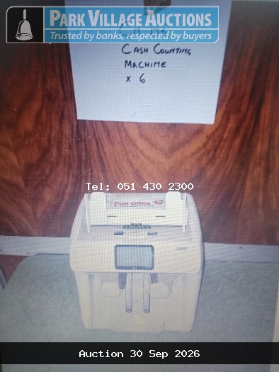 6 X CASH COUNTING MACHINE