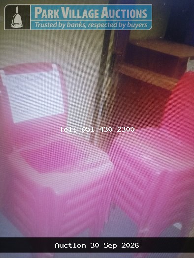 RED PLASTIC CHAIRS