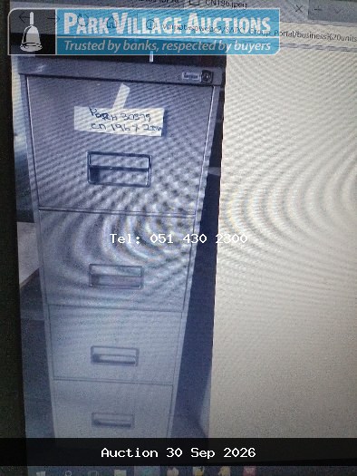 2 X DRAWER FILLING CABINET - NO KEYS