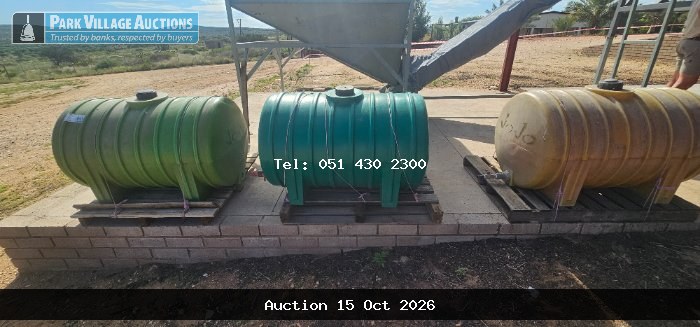 3 X 500 L JOJO TANKS (ODO : )