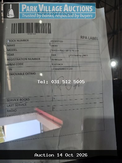 ABSA PASSENGER AND COMMERCIAL VEHICLE AUCTION DURBAN
