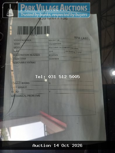 ABSA PASSENGER AND COMMERCIAL VEHICLE AUCTION DURBAN