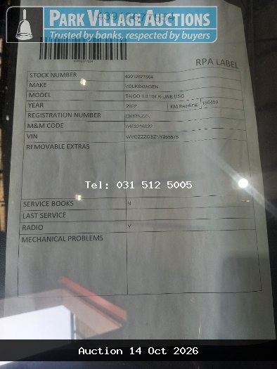 ABSA PASSENGER AND COMMERCIAL VEHICLE AUCTION DURBAN