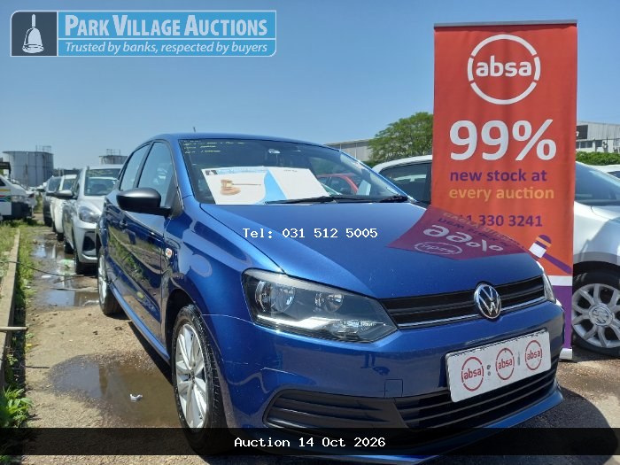 2022 VOLKSWAGEN POLO VIVO 1.4 TRENDLINE 5DR (ODO : 62621)