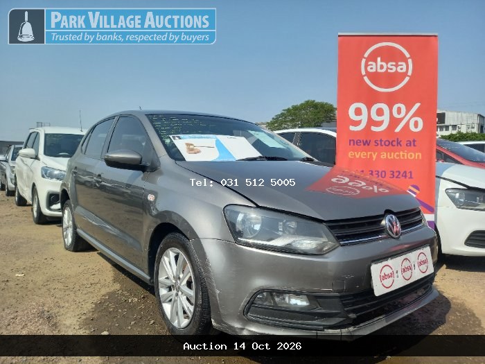 2019 VOLKSWAGEN POLO VIVO 1.4 COMFORTLINE 5DR (ODO : 270833)