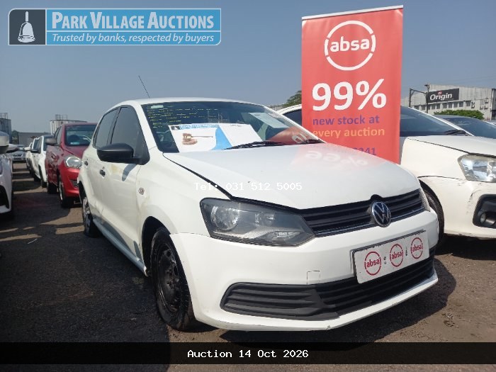 2021 VOLKSWAGEN POLO VIVO 1.4 TRENDLINE 5DR (ODO : 186041)