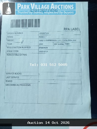 ABSA PASSENGER AND COMMERCIAL VEHICLE AUCTION DURBAN