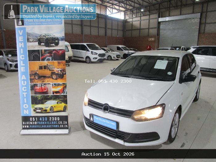2022 VOLKSWAGEN POLO VIVO 1.4 TRENDLINE 5DR (ODO : 164044)