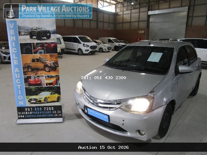 2014 TOYOTA ETIOS 1.5 XSSPRINT 5DR (ODO : 318454)