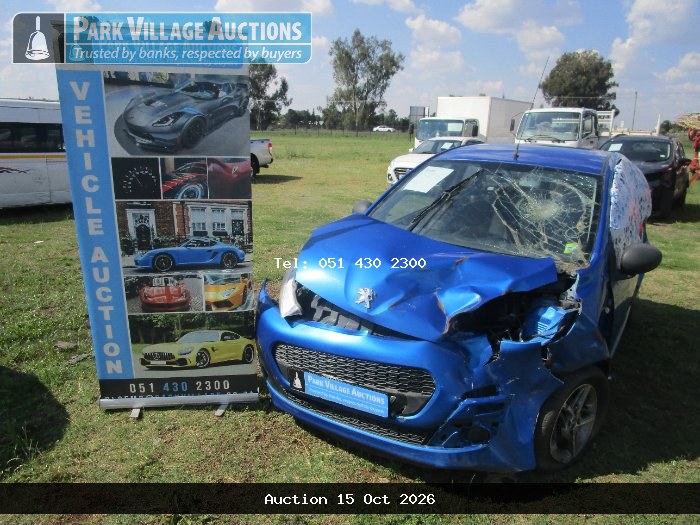 2015 PEUGEOT 107 URBAN (ODO : 93290)