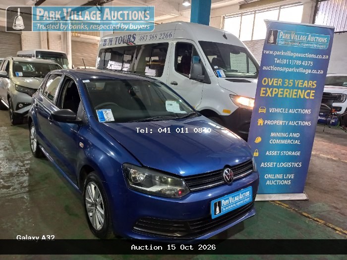 2022 VOLKSWAGEN POLO VIVO 1.4 TRENDLINE 5DR (ODO : 105184)