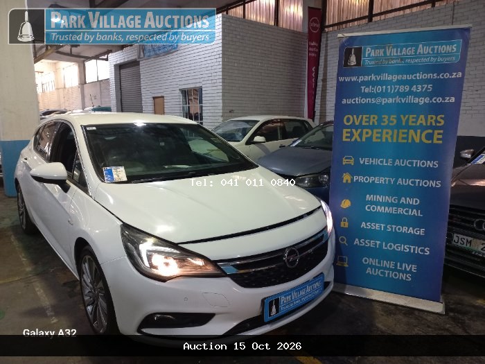 2017 OPEL ASTRA 1.6T SPORT 5DR (ODO : 128489)