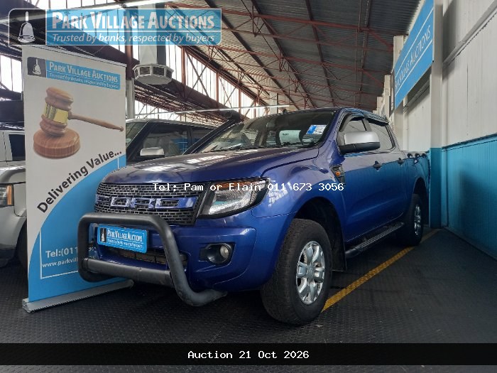 2012 FORD RANGER 2.2TDCI XLS 4X4 PU DC (ODO : 249264)