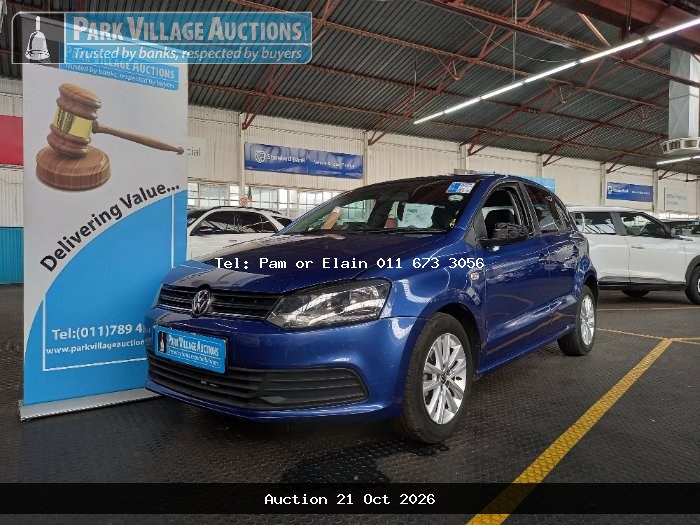 2022 VOLKSWAGEN POLO VIVO 1.4 TRENDLINE 5DR (ODO : 132780)
