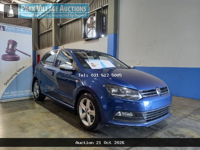 2022 VOLKSWAGEN POLO VIVO 1.4 COMFORTLINE 5DR (ODO : 107525)