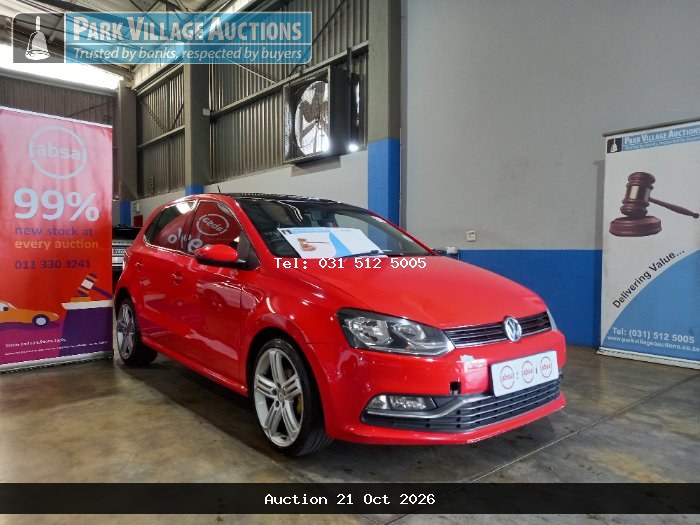 2017 VOLKSWAGEN POLO GP 1.2 TSI COMFORTLINE 66KW (ODO : 267860)