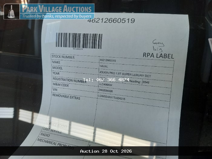 ABSA PASSENGER AND COMMERCIAL VEHICLE AUCTION BOKSBURG & MARTINDALE