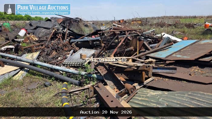 LOT ASSORTED STEEL SCRAP