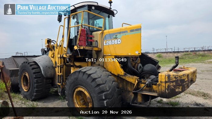 1 X BELL L2606D WHEEL LOADER - NON-RUNNER, ENGINE STRIPPED