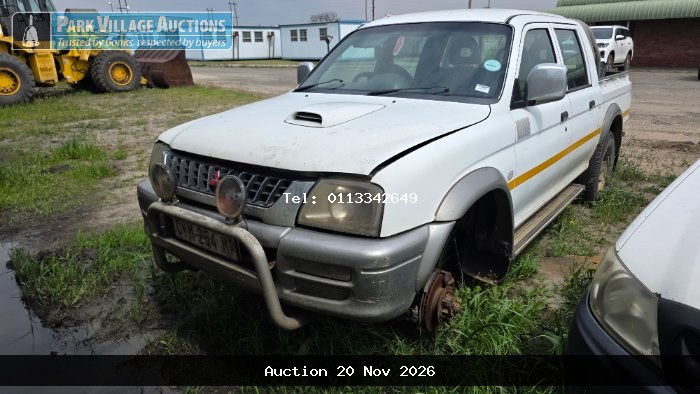 1 X MITSUBISHI COLT 2.8TDI 4X4 DOUBLE CAB - NON RUNNER, STRIPPED, ENGINE INTACT, NO NATIS